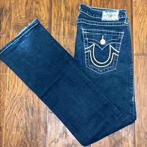 True Religion High Rise Boot Cut Jeans